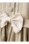 Nostalgic Collar Detailed Bowknot Girls' Dress - 5