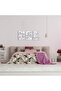 12x16 Inch 3 Panel Gallery Wrapped Canvas | Always Kiss Me Goodnight Wall Art | Purple Butterfly Dandelion Decor - 2