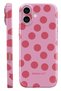 iPhone 17 Pink Polka Dot Essential Slim Full Coverage Glossy Print Camera Protected Hard Phone Case