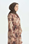 Cotton Naia Blend Natural Scarf - Bitter Brown - 2