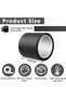 Carbon fiber door sill strips 10 cm x 3 m - Car door sill stickers - Car door edge protection - 3