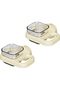 Bird feeders, 2-pack birdcage feeding containers