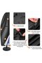 Waterproof banana-shaped cantilever parasol cover, black, for 205cm cantilever parasols (canopy only). - 2