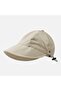 UPF 50+ Beige Women's Wide-Brimmed Foldable Sun & Hiking Hat (48-60 cm Head Circumference) - 4