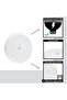Set of 2 LED night lights with motion sensor and twilight sensor, battery-powered white plastic night light, warm white night light for hallway - 3