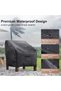 Lounge chair deep seat cover, heavy-duty outdoor lawn patio furniture cover (38*31*29inch - 2 pieces) - 4