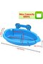 Multipurpose bird feeder, hanging bathtub - blue - 4