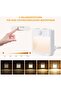 Three LED nightlights, dimmable, warm white light, with motion detector and light sensor, suitable for stairs, bedrooms, and hallways. - 2