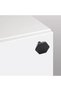 Hexagonal furniture handles, furniture knobs, cabinet handles, drawer and door handles, black, 10-piece pack - 4