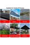 Shade netting, thickened and reinforced shade fabric, 80% to 90% shading rate, plant shade awning, for greenhouses, pergolas, gardens, carports,... - 5