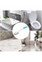 Pumice Toilet Brush 2-Pack Hard Water Wall Pumice Toilet Brush Scrubbing Brush Removes Limescale Long Handle Stain Remover - 4