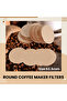 350 Replacement Round Paper Coffee Maker Filters - 4