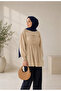 Women's Drawstring Detailed Hijab Shirt - 3