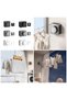 Retractable clothesline suitable for both indoor and outdoor use, 4.27 meters (14 feet) in stainless steel. - 2