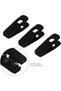 10 hanging clips - velvet clothes clips - non-slip and traceless clothes clips - suitable for towels, trousers, skirts, dolls, socks (7.1*2.2cm - black) - 4