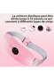 Menstrual pillow, belly heating band and massage pillow, 3 temperature settings and 3 massage settings, can relieve menstrual cramps (pink). - 2