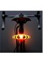 Bicycle taillights, LED rear ball lights, heart-shaped taillights, night warning lights