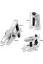 3-piece set tie rod end extractor ball joint puller ball joint pulling tool - 2