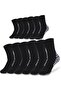 Unisex running socks, featuring arch support, men's socks, mid-calf socks, athletic socks, one size fits all - black.