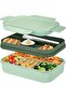 2000ml Large Bento Lunch Box with Compartments & Cutlery