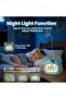 Elephant 3-in-1 Kids Digital Alarm Clock & Dimmable Night Light, USB-C Sleep Trainer with Weekday/Weekend Alarm - 4