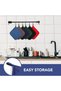 A set of 6 heat-resistant mats, including silver-coated square placemats for heat-resistant gloves, anti-scalding food mats - 4