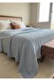 Double Muslin Bedspread Pique 240X260 cm - 100% Cotton Multi-Purpose Pique, Sofa Cover - 4