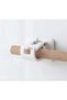 4 pieces/pack, suitable for curtain rods and curtain rod brackets, for use in bathrooms, bedrooms, and living rooms. - 2