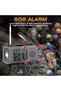 Emergency weather alarm radio, 4000mAh solar manual crank USB rechargeable AM/FM survival radio, Gray - 4