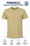 Soldier Undershirt Khaki Color - Cotton Short Sleeve Men's Undershirt Military Er Undershirt Crew Neck - 3 Pcs