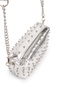 Trok Detailed Chain Strap Women's Crossbody Bag Romeo Silver Patent Leather - 2