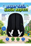 Primary School Orthopedic Waterproof 3-Compartment Nutritional Backpack for Boys with Water Bottle - 2