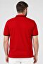 Men Regular Fit Embroidered Logo Long Sleeve Polo Shirt, Red - 5
