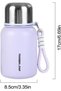 Thermos mug, stainless steel thermos bottle, portable drinking bottle for sports, school and outdoor activities, 450ml - 5