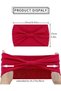 Women's Extra Wide Bohemian Floral Stretch Headbands, African Style Elastic Hair Accessories for Yoga & Sports - 5
