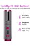 Cordless USB Rechargeable Automatic Rotating Hair Curler with Timer & 6 Temps - 5