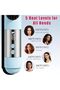 Portable Smoothing Comb 3-Temp Brush Heated Cordless Negative Ions Unisex Travel Home Blue - 2