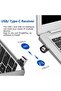 Wireless Demonstration Remote Control & Presenter (black), USB-A/C laser pointer for presentations. - 3