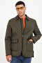 Men's Slim Fit Khaki Coat - 3