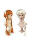 Off-white long hair wig, women's synthetic fiber wig, Christmas and Halloween concert costume wig - 2
