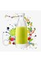 Electric juicer bottle, 500 ml, 6 blades design mini juicer portable, cordless portable USB charging cordless juicer, the most perfect gift, white