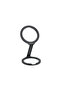 360° rotating magnetic phone holder, multi-functional folding stand, with safety double-sided ring hook, black.