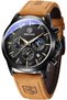 Chronograph Analog Quartz Movement Stylish Sports Designer Wrist Watch 30M Waterproof Elegant Gift for Men