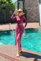Burkin Set of 4 Swimsuits Plum