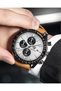BY Watch for Men Silver Stainless Steel Mens Watches 30M Waterproof Analog Quartz Movement Wrist Watch Gifts for Men - 2