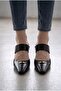 Luffy Flat-Toe Buckle Detailed Heeled Slippers - 2