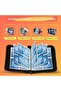 4 Pocket Trading Card Binder – Holds Up to 400 Cards with 50 Removable Sleeves | Zipper Card Album, Portable Game Card Collection Book - 5