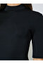 Pack of 2 - High Neck Half Sleeve Fitted Knit Top - 4