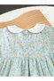 Girls Floral Print Smocked A-Line Dress - 6