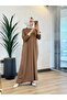 1891 فستان من القطن الممشط بأكمام مزيفة من فرو المنك - 2